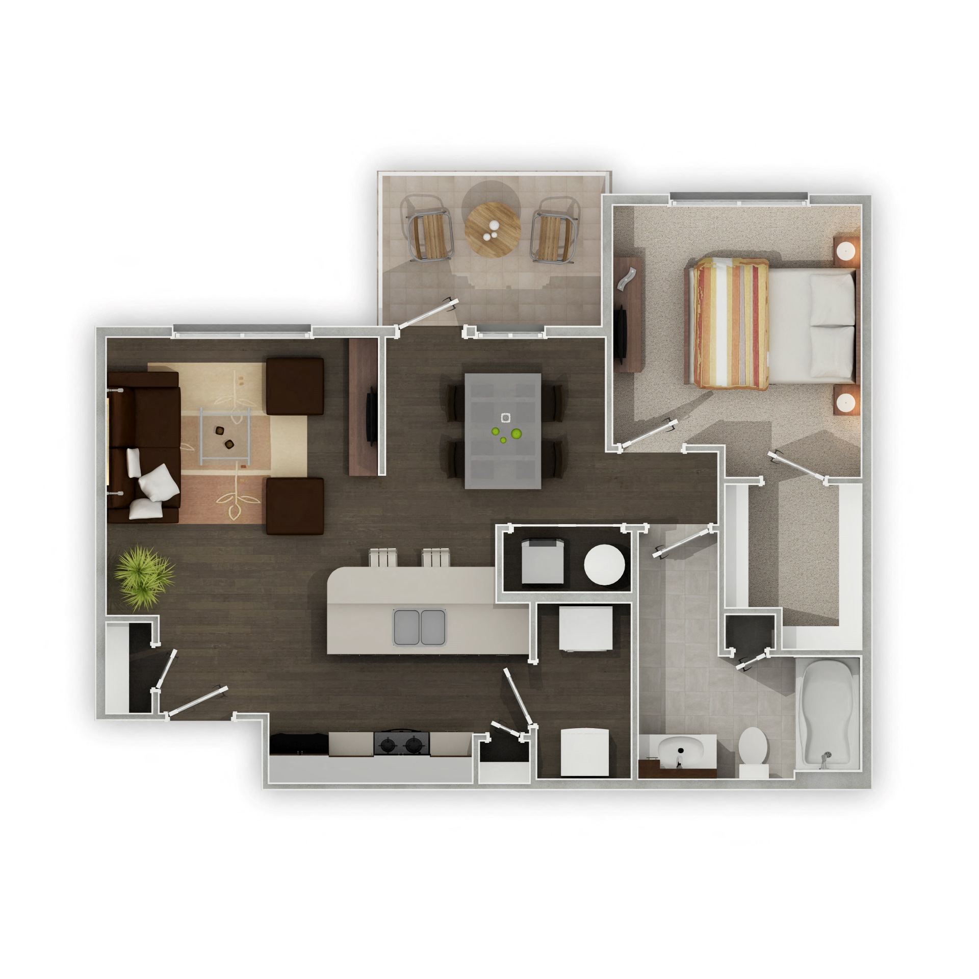 Sierra Ridge The Coulee 3D Floor Plan